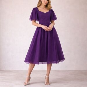 JessaKae Nora purple midi dress in size XXL